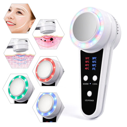 3 Colors LED Photon Therapy Hot Cold Hammer