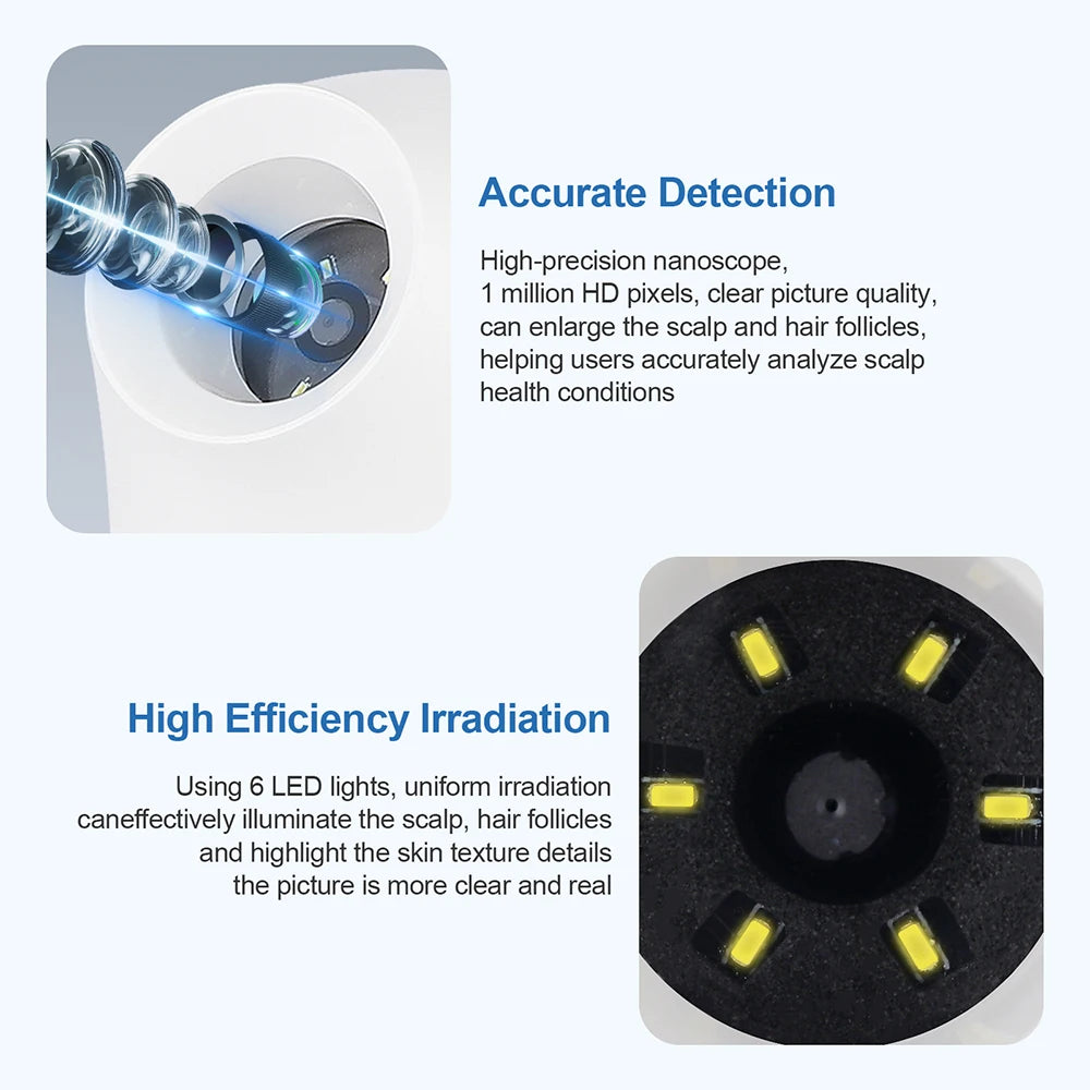 Portable Hair Follicle Scalp Detector