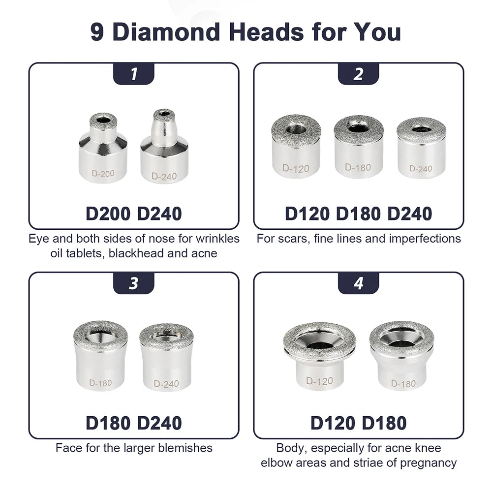 Portable Diamond Microdermabrasion Facial Peeling Machine