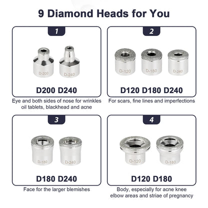 Portable Diamond Microdermabrasion Facial Peeling Machine