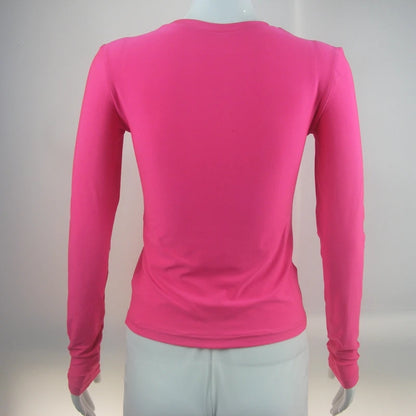 Woman Clothing Long Sleeve T-shirt Slim Fit Tops