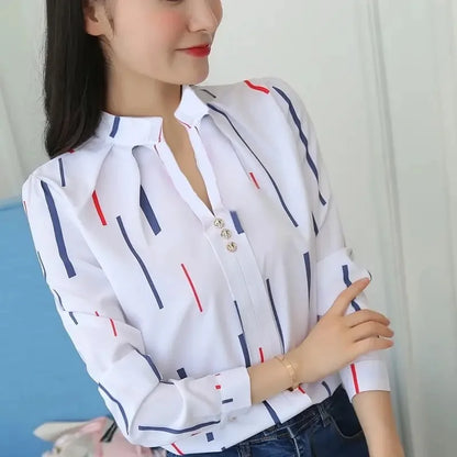 Women White Tops Blouses