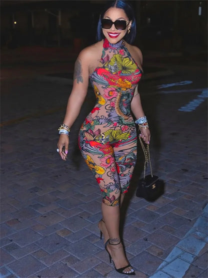 Nibber Summer Trend Backless Romper