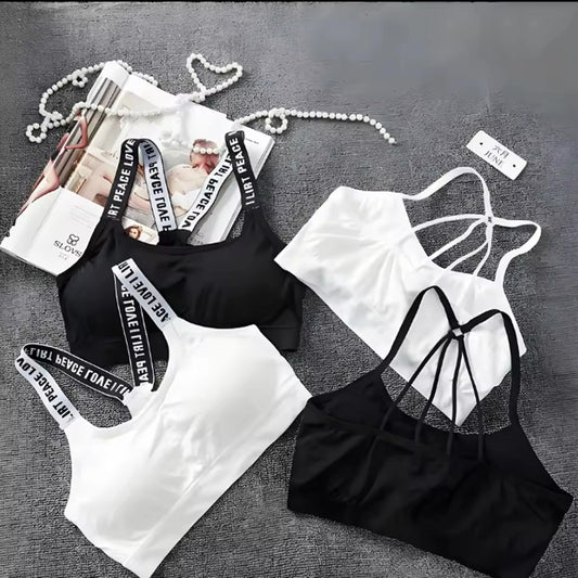 Women Yoga Fitness Seamless Crop Top