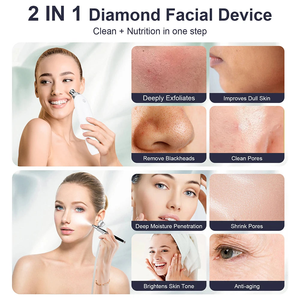 Portable Diamond Microdermabrasion Facial Peeling Machine