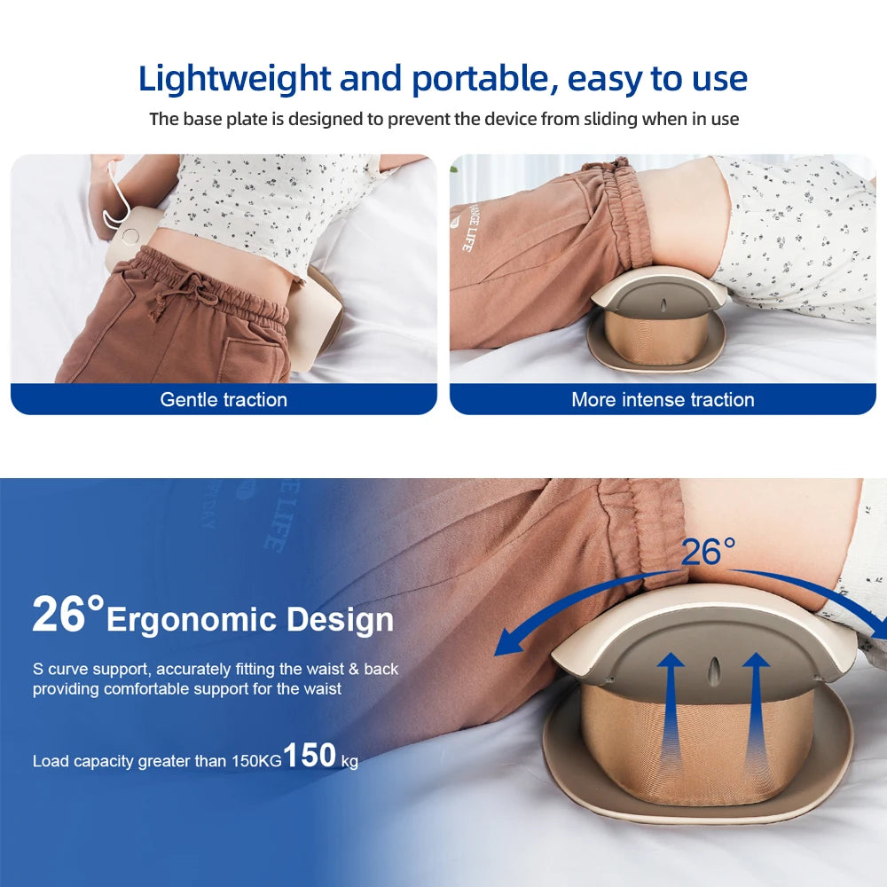 Waist Traction Massager Adjustable Vibration