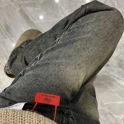 Womens Jeans Straight High Waist Slim Fit Stretch Denim